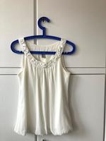 H&M Peplum-Top , Top, Oberteile,  Blumenapplikation Weiss Gr.36 Bayern - Kumhausen Vorschau