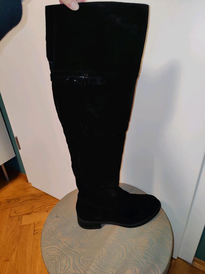 Overknee Stiefel Tamaris, Wildleder, wie neu, Gr. 38 in Remscheid