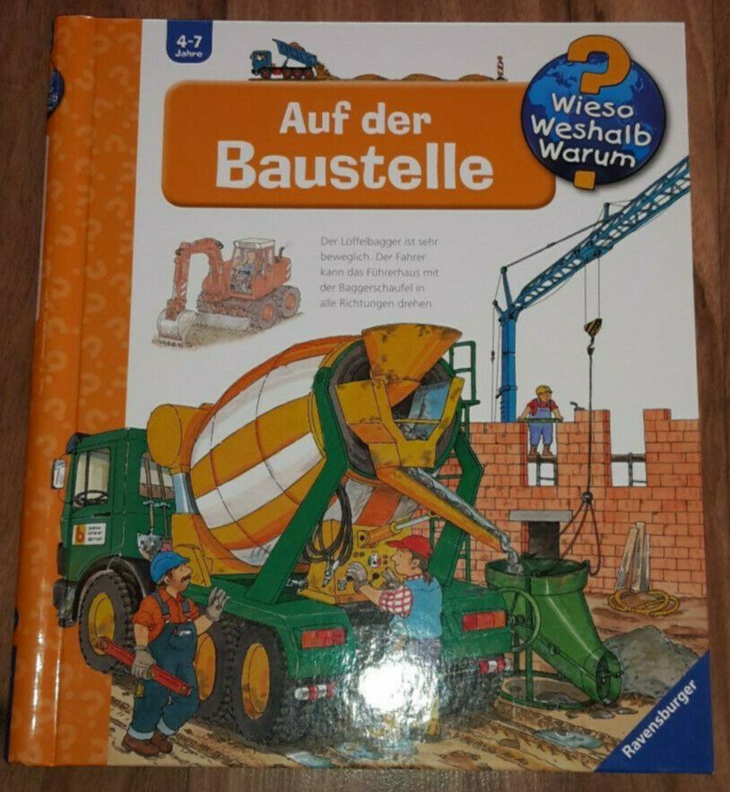 Buch / Kinderbuch "Wieso? Weshalb? Warum? Auf der Baustelle" in Stadtbergen