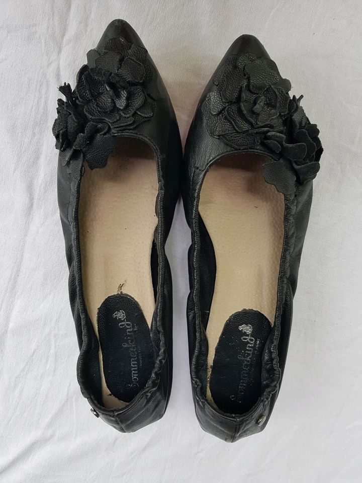 Schwarze Ballerinas Größe 39 Sommerkind in Biberach an der Riß