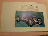 9 Bilder Oldtimer Druck Papier Daimler Napier Bugatti ERA Riley Niedersachsen - Osterholz-Scharmbeck Vorschau