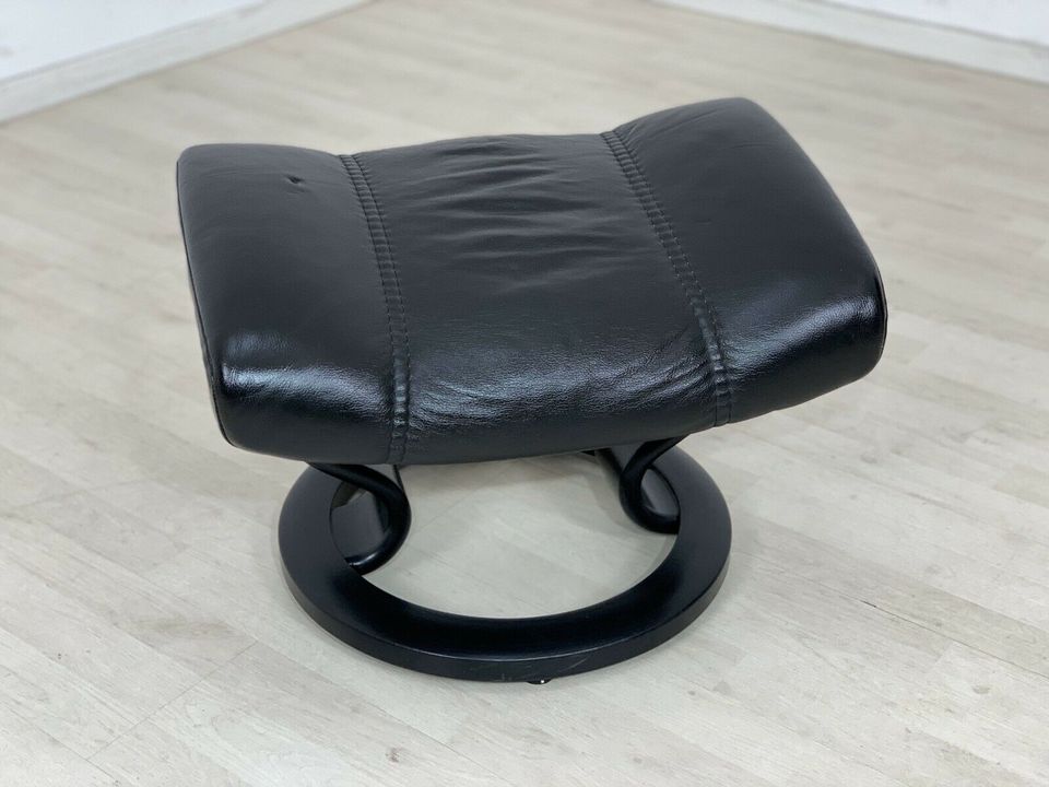 EKORNES Stressles Sessel + Hocker Armlehnsessel Stressles Schwarz in Berlin