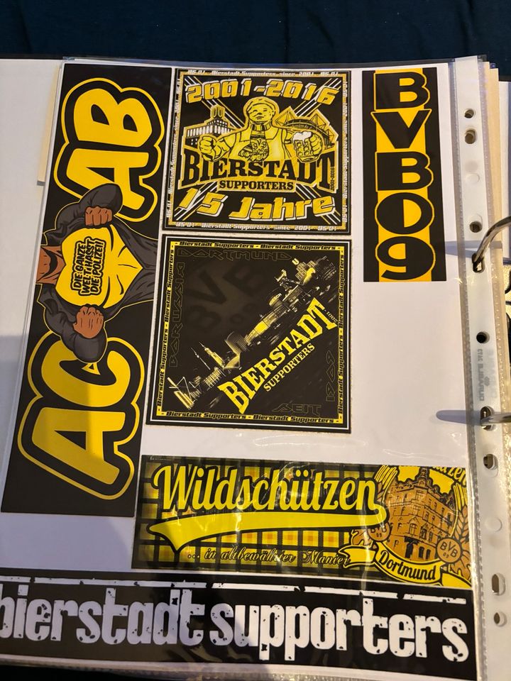 Borussia Dortmund Aufkleber Sammlungsverkauf (Ultras) in Aachen