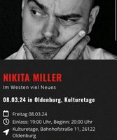 2x Tickets Nikita Miller Oldenburg am 08.03.2024 Niedersachsen - Hesel Vorschau
