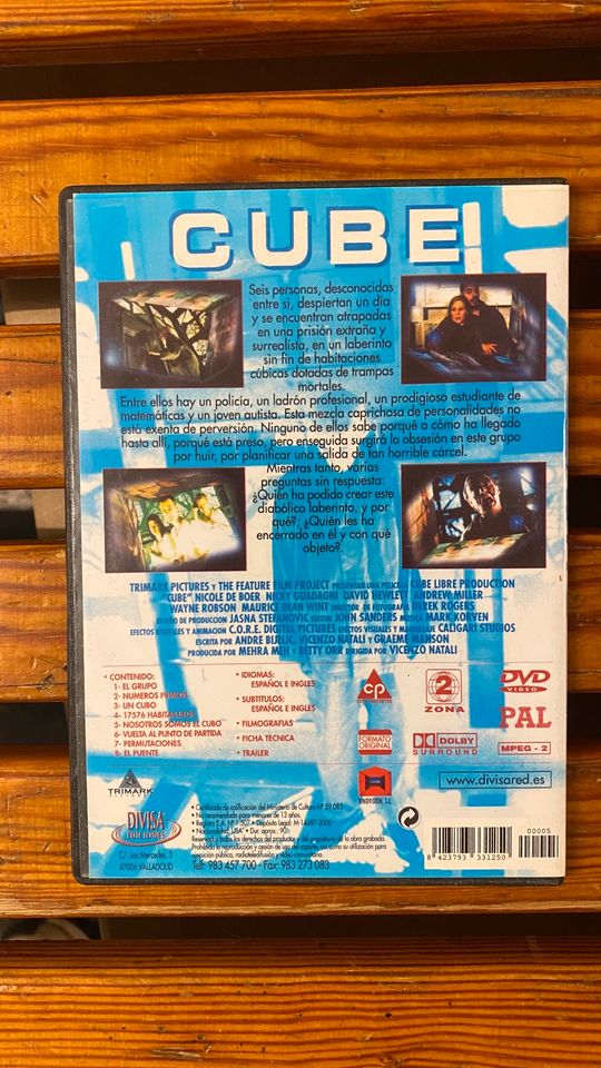 Cube - Film; Vincenzo Natali in Köln