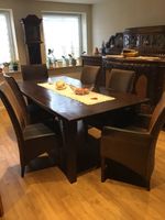 Großer Tisch mit 6 Stühlen davon 2 mit Lehnen Schleswig-Holstein - Medelby Vorschau