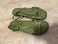 Marc O Polo Sandalette Leder grün Gr. 38,5 - 39 Neu Köln - Bayenthal Vorschau