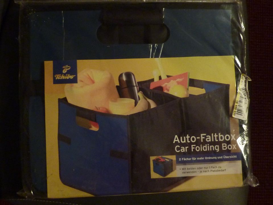 TCM Tchibo Auto-Faltbox faltbare Box Auto Transport, Neu, OVP