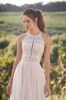 Brautkleid ❤️❤️❤️ A-Linie-Kleid mit Spitzen-Illusion-Mieder NEU Baden-Württemberg - Stutensee Vorschau