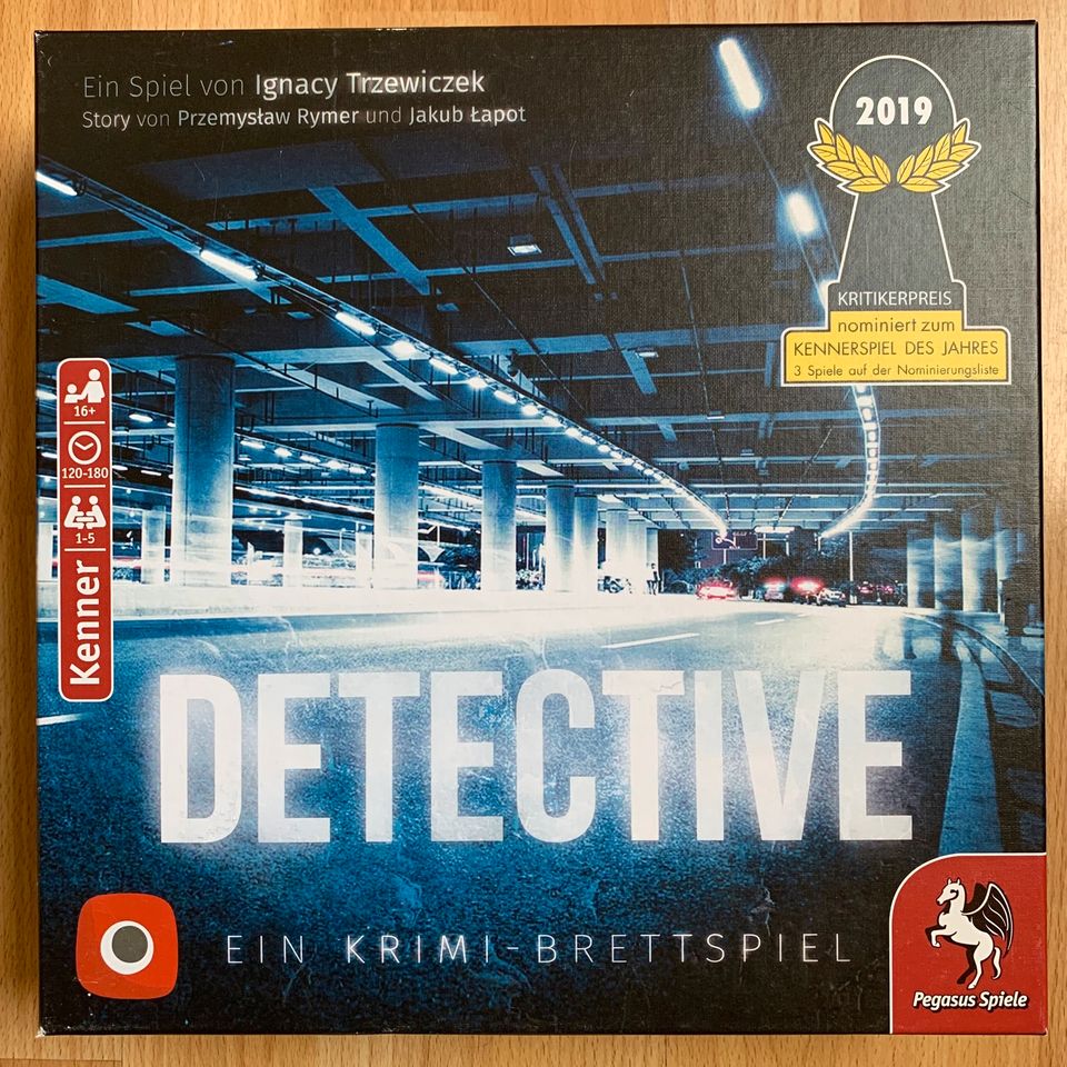 Brettspiel. Detective in Hannover