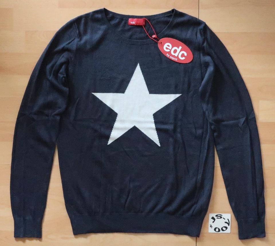 EDC BY ESPRIT PULLOVER STERN MOTIV STRICK PULLI BLAU L WIE NEU ! in  Baden-Württemberg - Geislingen an der Steige | eBay Kleinanzeigen ist jetzt  Kleinanzeigen