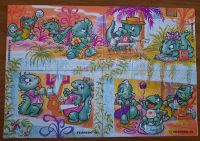 Ü-Ei Puzzle Dapsy Dino Family von 1997 Hessen - Bad Emstal Vorschau