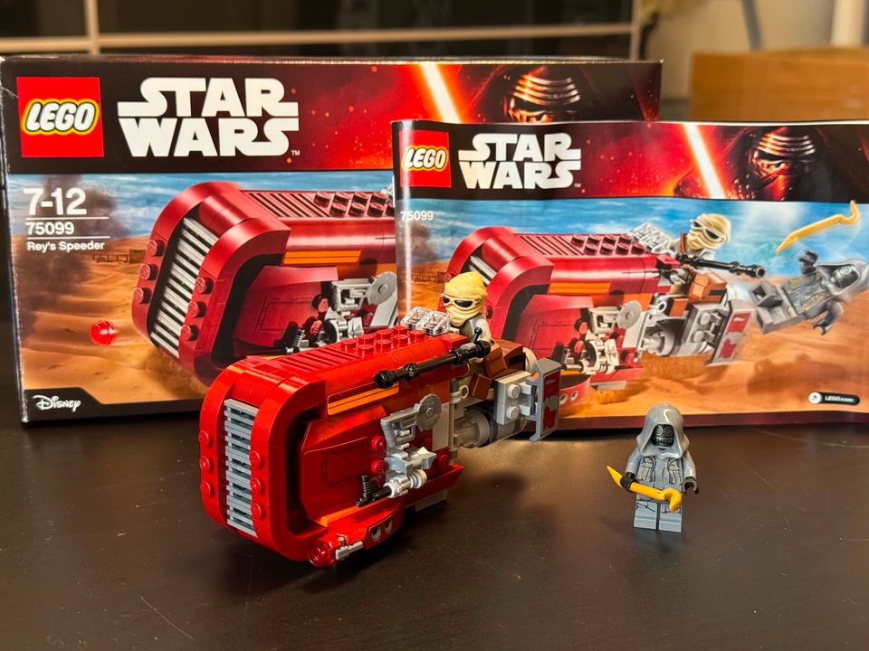 TOP mit OVP & Anleitung - Lego STAR WARS 75099 Rey's Speeder in Solingen