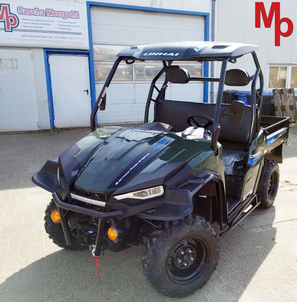 Linhai UTV PROMAX 1100 EPS Waldgrün, Kubota Diesel, NEUWARE in Apen