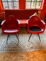 Eames Plastic chair mit Armlehnen Vitra Stuhl rot inkl. Kissen Altona - Hamburg Sternschanze Vorschau