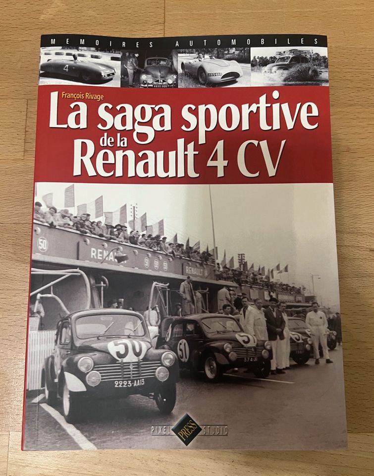 Buch „La Saga sportive de la Renault 4CV“ (Renault Sport Alpine) in Jülich