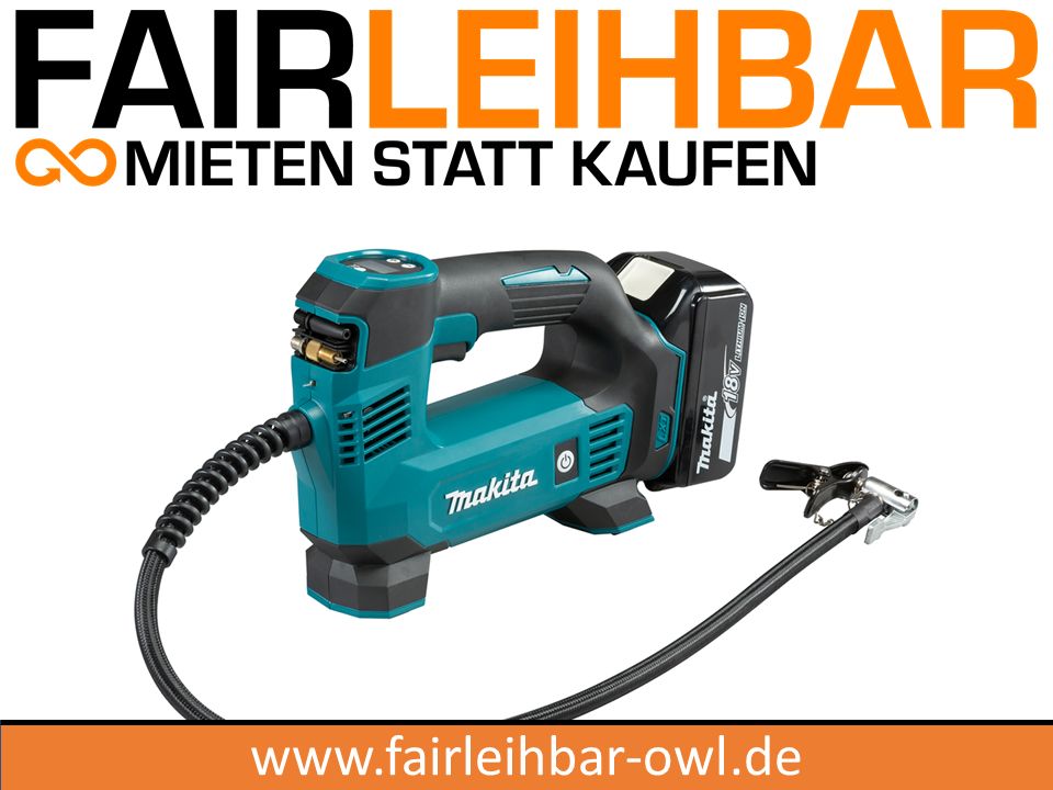 ⭐mieten⭐ Makita Akku Kompressor DMP 180 in Leopoldshöhe