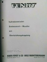 Fendt Drehmoment-Wandler, hydrodynamisch Hessen - Wächtersbach Vorschau