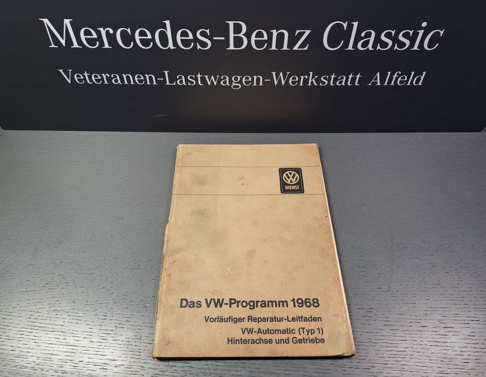 Das VW-Programm 1968 Heft 1 - Automatic/Hinterachse und Getriebe in Alfeld (Leine)