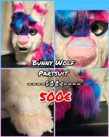 SALE ⚠️ :)Wolf Bunny Partsuit Fursuit Furry Oc Nürnberg (Mittelfr) - Mitte Vorschau