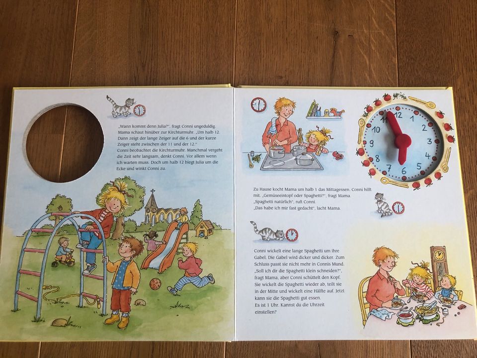 Conni lernt die Uhrzeit Kinderbuch sehr gut erhalten in Neustadt an der Weinstraße