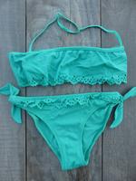ღ♥Bikini Benneton mit Lochmusterღ♥ Gr.150 (10-11 Y) ღ♥grün Bayern - Ursberg Vorschau