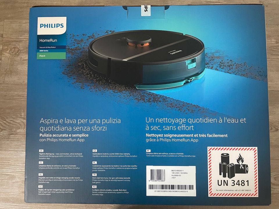 Saug- und Wischroboter Philips Homerun 3000 Series Aqua in Langenargen