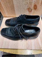 Borelli schwarze Lederschuhe Herren Gr. 43 Freiburg im Breisgau - Altstadt Vorschau