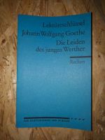 Reclam Die Leiden des jungen Werthers Lektürenschlüssel Hessen - Grebenhain Vorschau