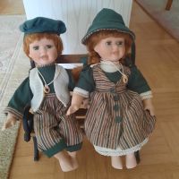 süßer Puppen Junge + Mädchen auf kleiner Bank Niedersachsen - Laatzen Vorschau