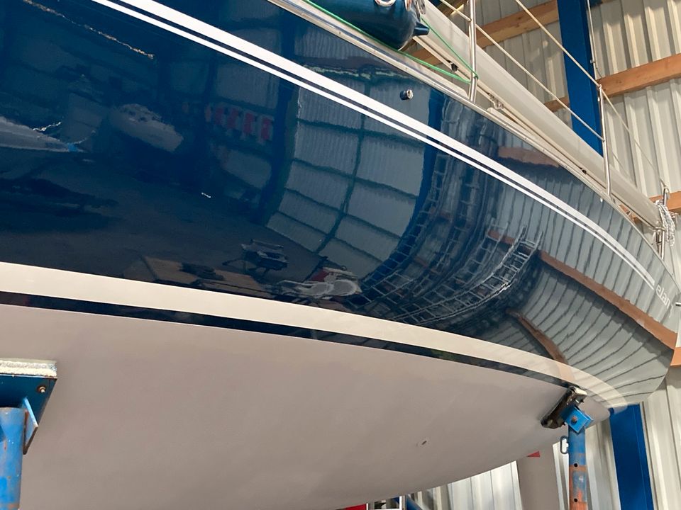 Boot Yacht Aufbereitung Polieren Antifouling  Segelboot Motorboot in Süderbrarup