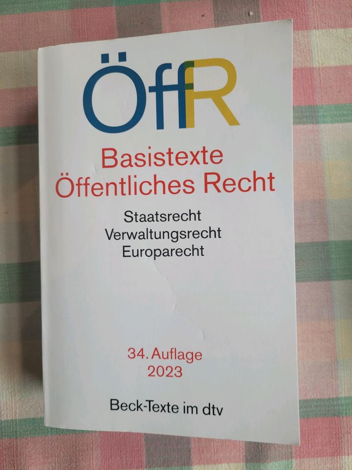 Basistexte Öffentliches Recht Beck Texte 34. Auflage in Hannover