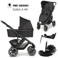 ABC-Design Salsa 4 Air - 4in1 Kinderwagen-Set - Ink - inkl. Babywanne + Sportsitz + Britax Römer BABY-SAFE PRO + VARIO BASE 5Z + XXL-Zubehörpaket - NEU Hessen - Fulda Vorschau