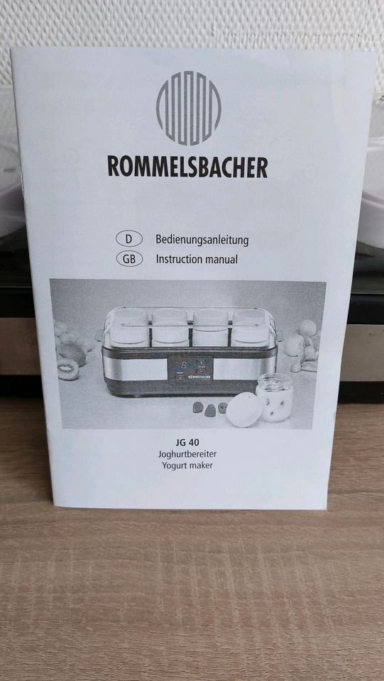 ROMMELSBACHER Joghurtbereiter JG 40 in Werl