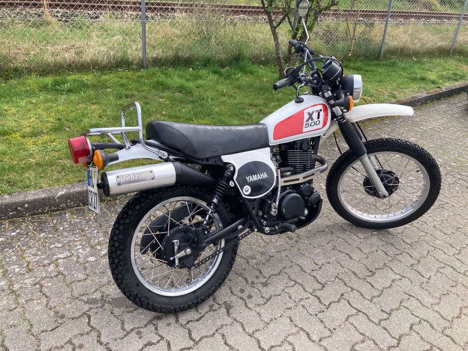 Yamaha XT 500 aus dem Baujahr 1977 in Lübeck