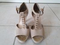 Hochzeit Peeptoe-T-Spangen-Pumps 37 Nordrhein-Westfalen - Detmold Vorschau