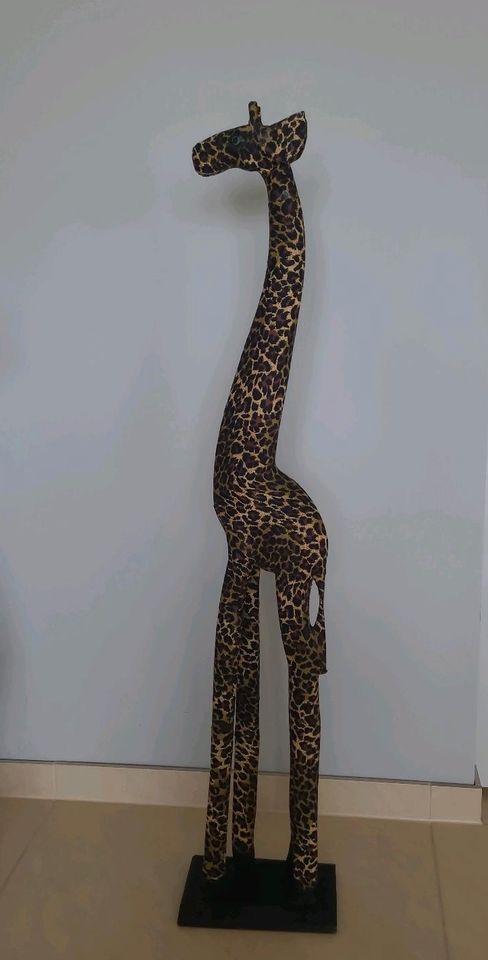 Stoffbezogene Deko Giraffe 100 cm in Nuthetal