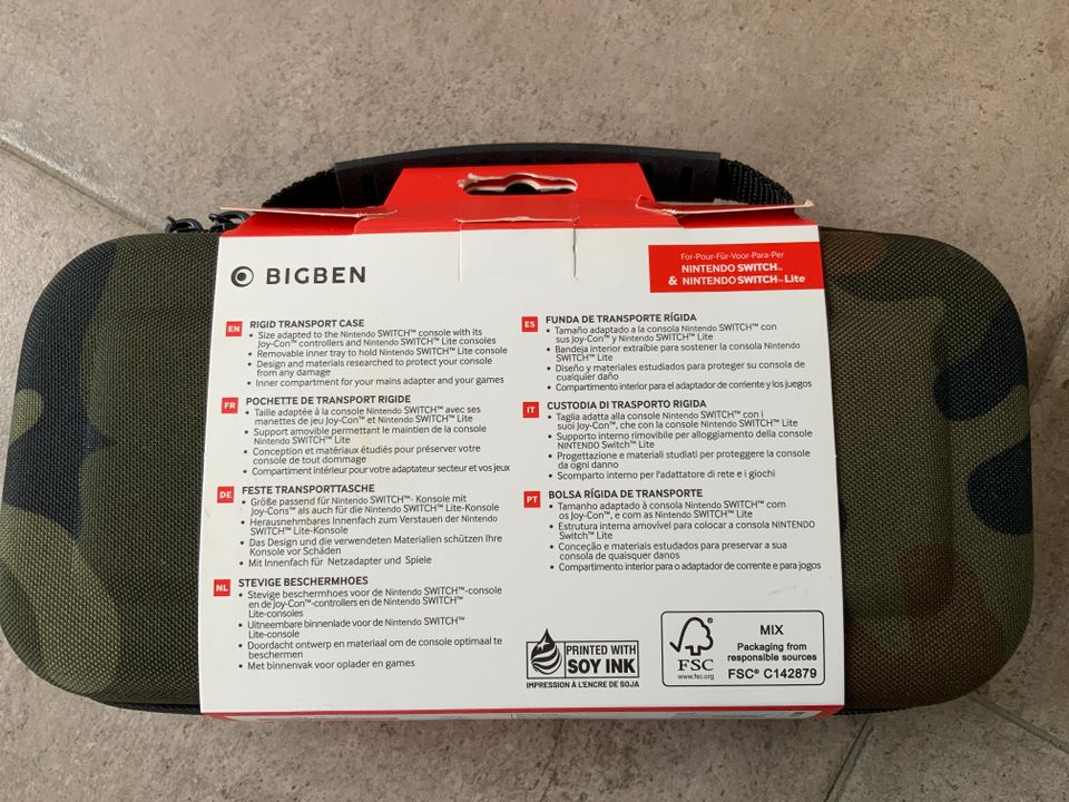 Bigben Transport Case L für Nintendo Switch/Lite in Saaldorf-Surheim