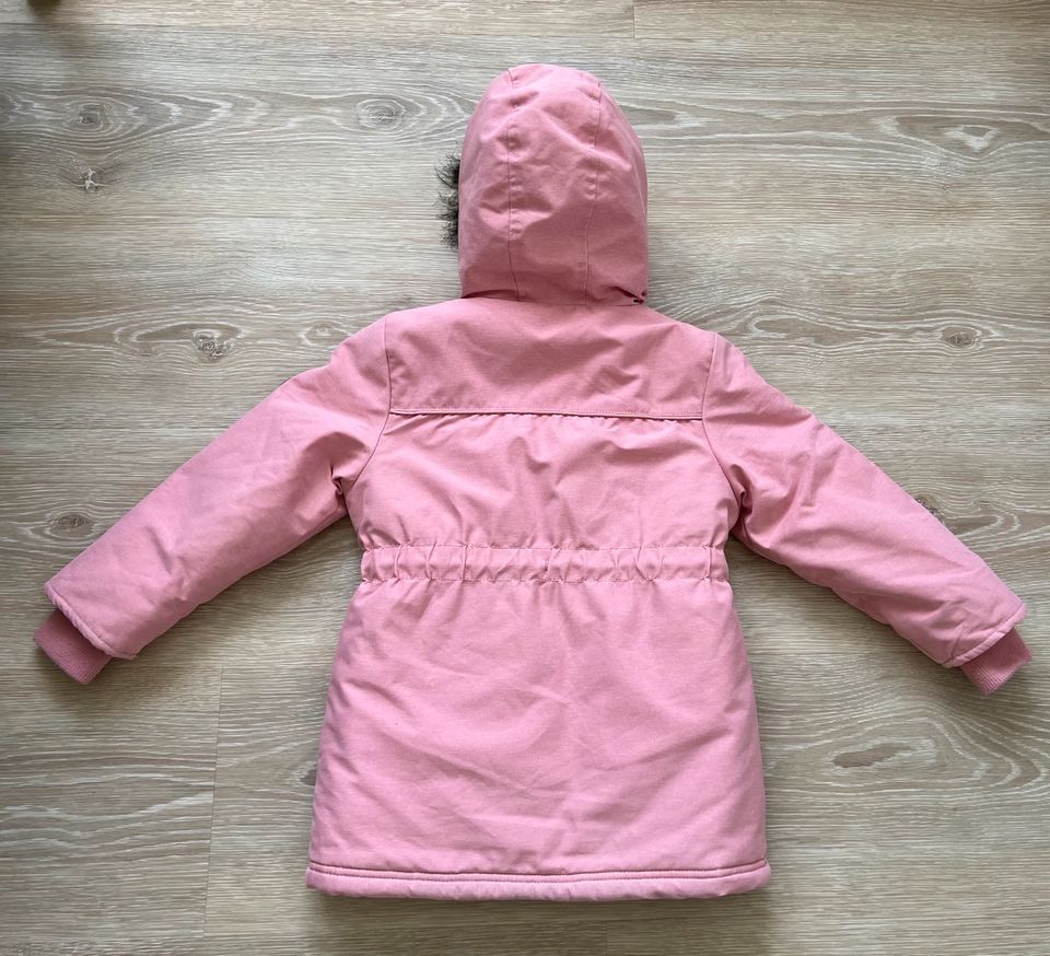 Topolino Winterjacke rosa gefüttert plüsch (Größe 110) in Grimma