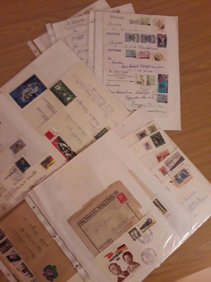 Briefmarken-Beispiele meiner Sammlung in Bingen