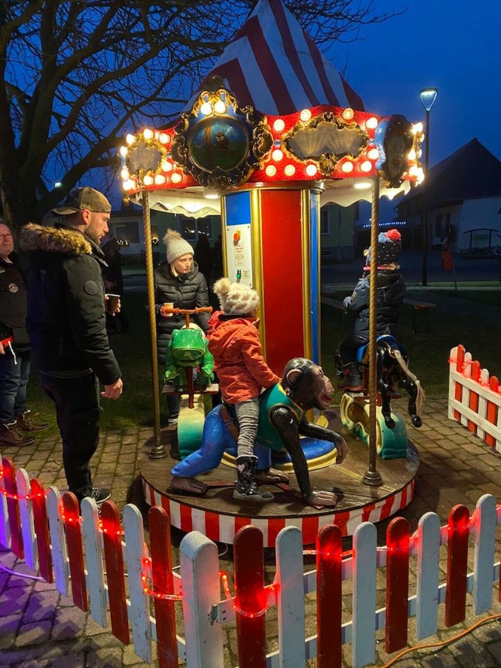 Kindergeburtstag Jahrmarkt Karussell Hüpfburg Büchsenwerfen Lukas in Magdeburg