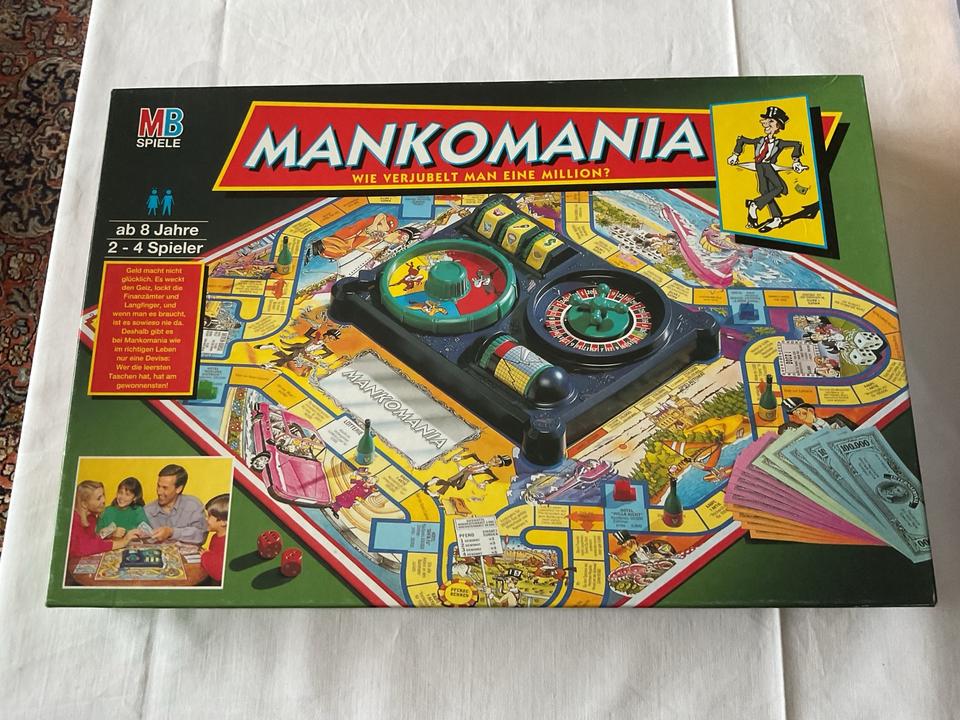 Gesellschaftsspiel Mankomania MB Spiele von 1994 unvollständig in Osnabrück