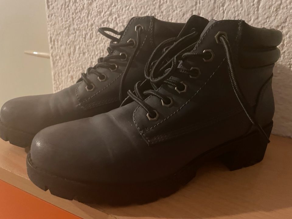 Stiefeletten Landrover Dunkelblau Gr. 42 in Bidingen