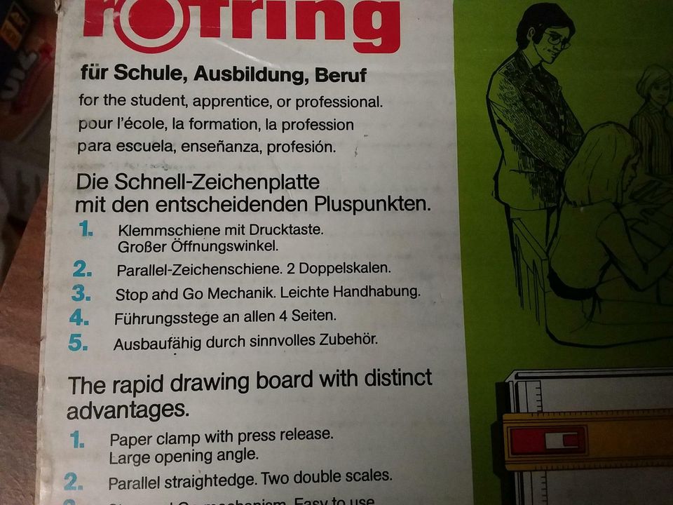 Schnell-Zeichenplatte von Rotring Zeichenplatte Zeichen Board in Saarbrücken