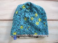 Jersey Beanie/Mütze wendbar türkis / grau mit Skull Skater Motiv Baden-Württemberg - Filderstadt Vorschau