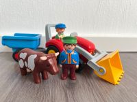 Playmobil 123 Bauer mit Kuh und Traktor 6972 und 6964 Rheinland-Pfalz - Kastellaun Vorschau