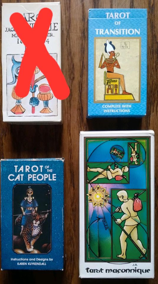 Tarot Sammlungsauflösung Teil 4 in Jugenheim in Rheinhessen