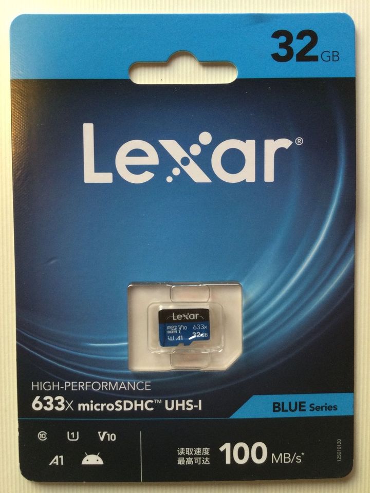 microSD Speicherkarte 32GB Lexar in Neulewin