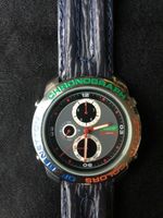 Chronograph Armbanduhr Lederband - Wie NEU Hessen - Heppenheim (Bergstraße) Vorschau