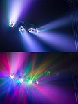 Partybar Lichteffekt mit 2x Derby + 2x PAR LEDs, Karaoke-Party in Groß-Rohrheim